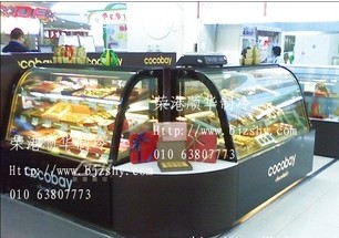 单弧玻璃巧克力冷藏风冷展示柜